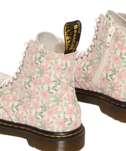 1460 Floral Leather Boots - Toddlers