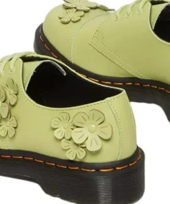 1461 Flower Applique Leather Oxford Shoes - Women's