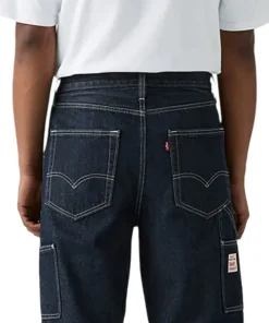568 Loose Straight Double-knee Carpenter Jeans - Men's