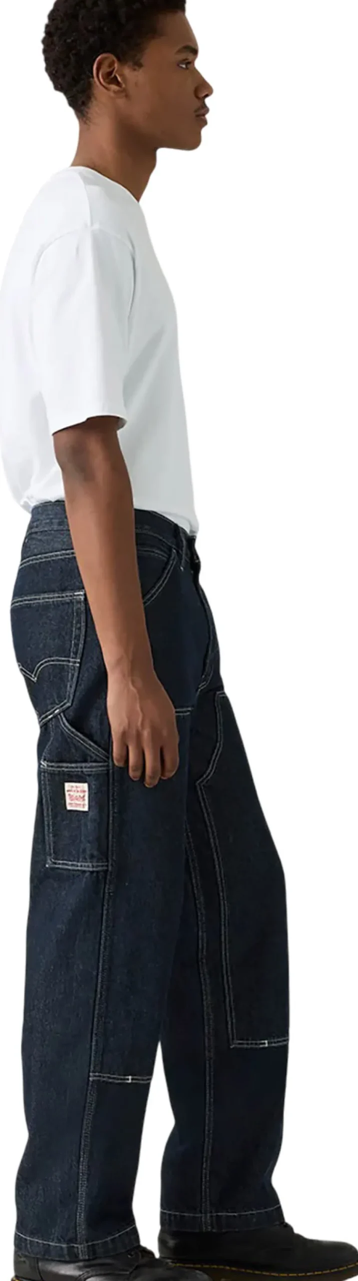 568 Loose Straight Double-knee Carpenter Jeans - Men's