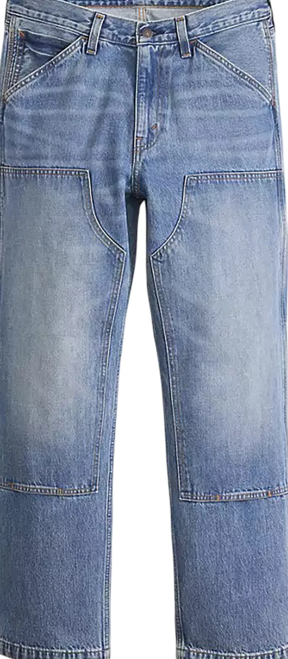 568 Loose Straight Double-knee Carpenter Jeans - Men's