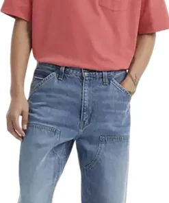 568 Loose Straight Double-knee Carpenter Jeans - Men's