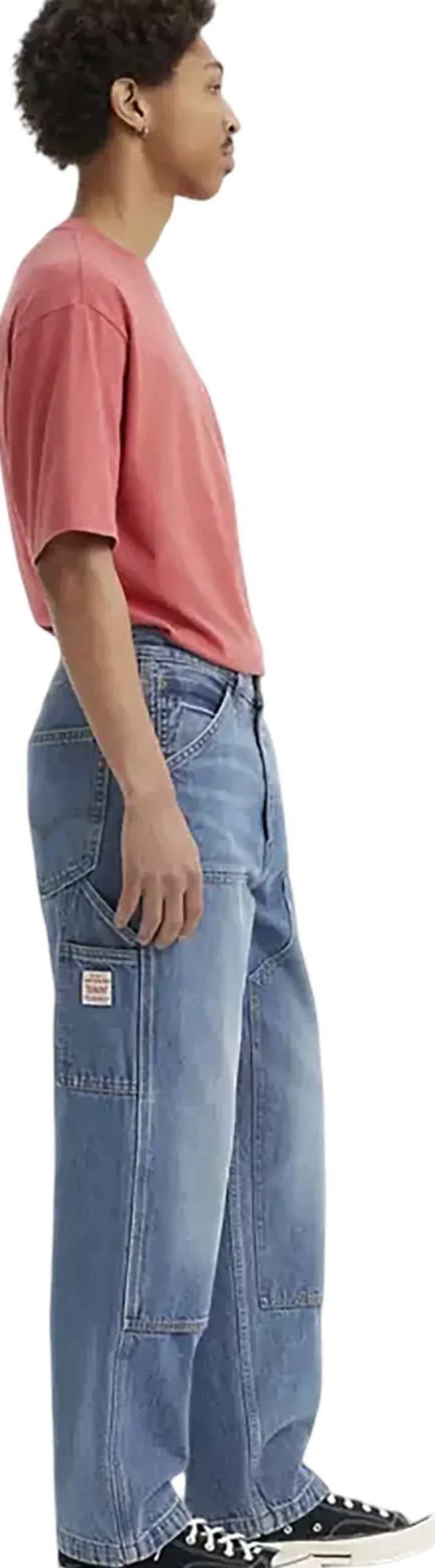 568 Loose Straight Double-knee Carpenter Jeans - Men's