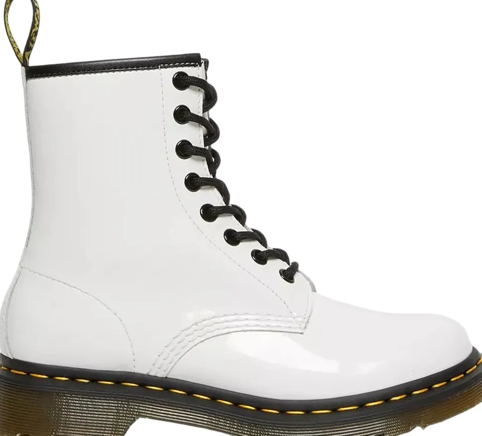 1460 Patent Leather Lace Up Boots - Women's