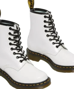 1460 Patent Leather Lace Up Boots - Women's