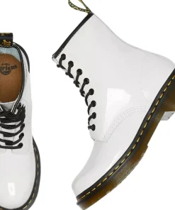 1460 Patent Leather Lace Up Boots - Women's