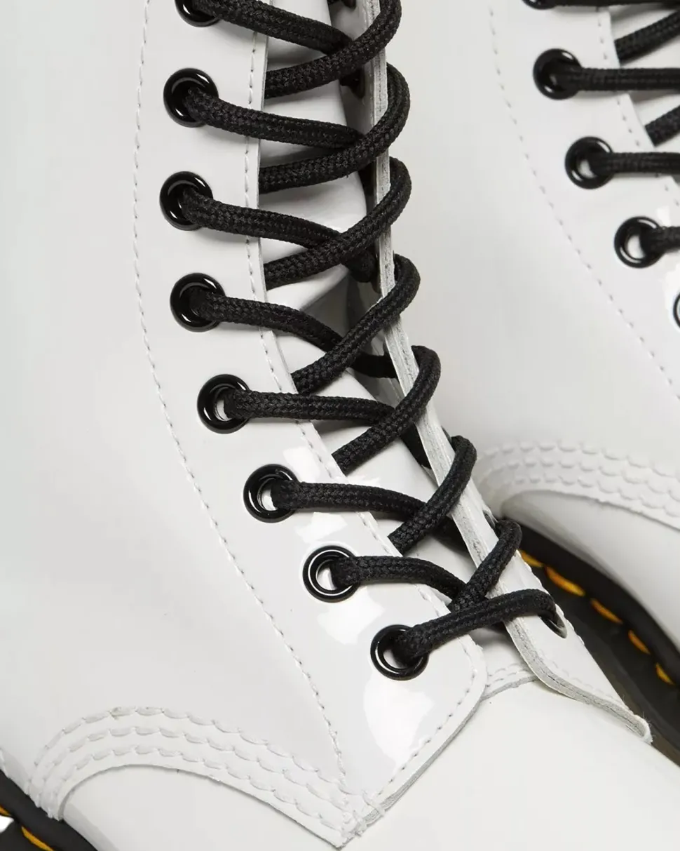 1460 Patent Leather Lace Up Boots - Women's