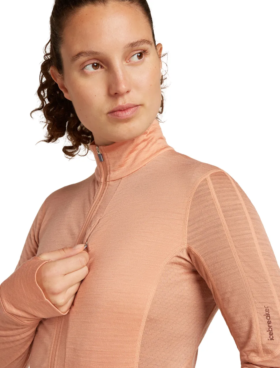200 RealFleece Descender Merino Blend Long Sleeve Half Zip Jacket - Women's