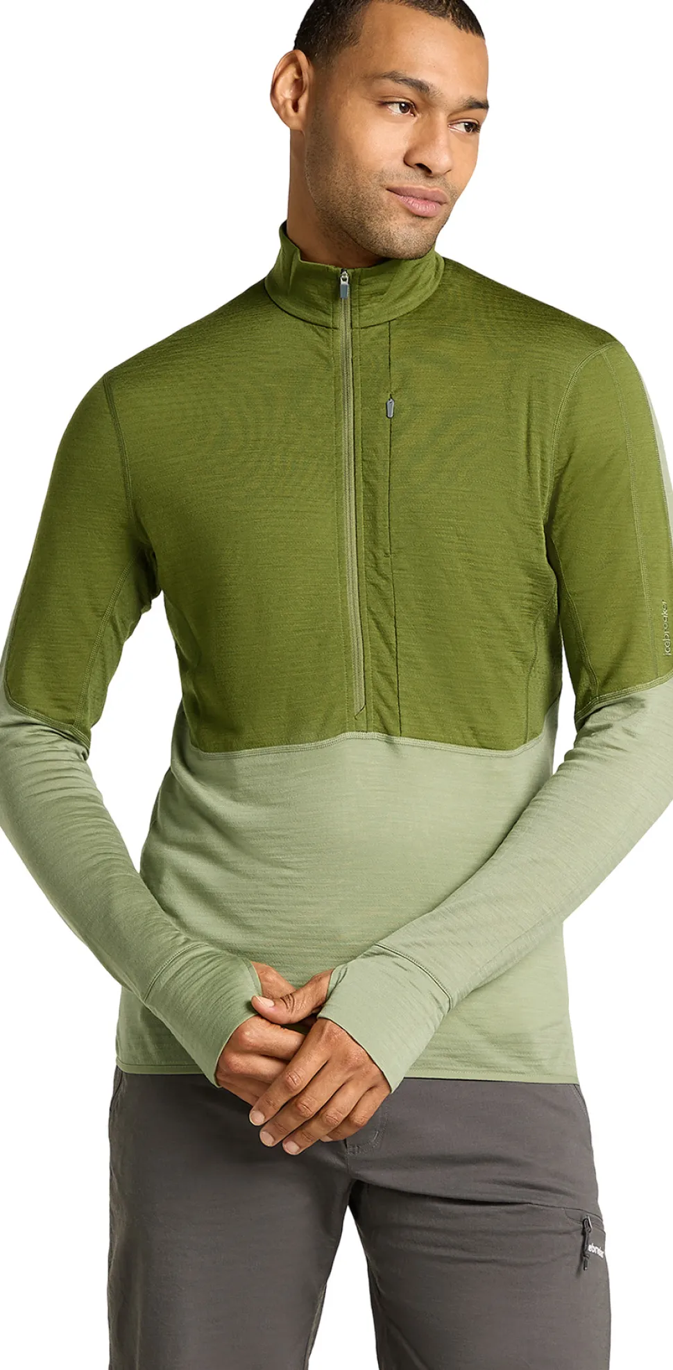200 RealFleece Descender Merino Blend Long Sleeve Half Zip Jacket - Men's
