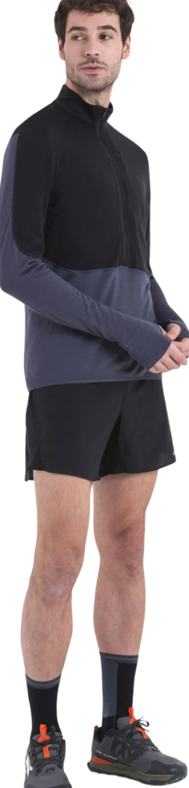 200 RealFleece Descender Merino Blend Long Sleeve Half Zip Jacket - Men's