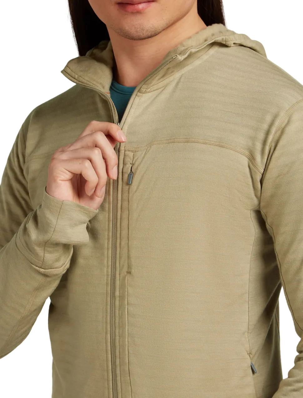 300 RealFleece Descender Merino Blend Long Sleeve Zip Hoodie - Men's