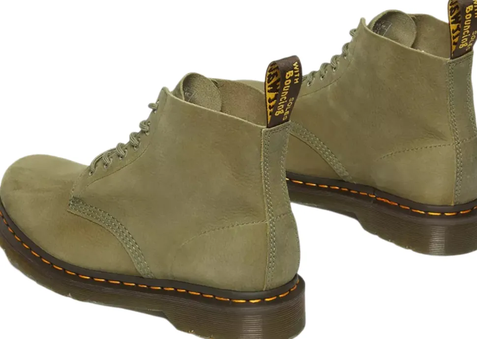101 Tumbled Nubuck Leather Ankle Boots - Unisex