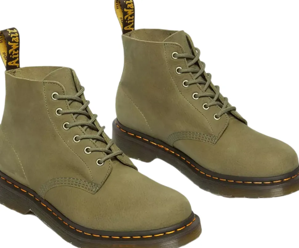 101 Tumbled Nubuck Leather Ankle Boots - Unisex