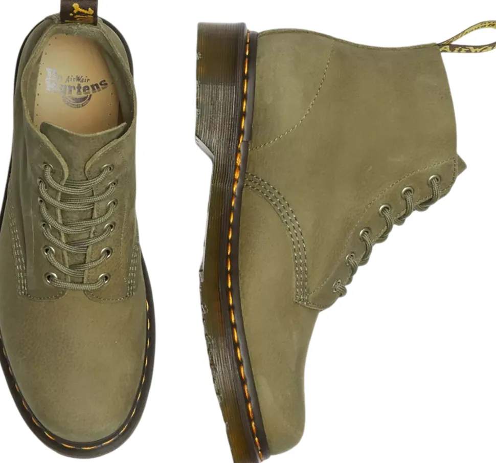 101 Tumbled Nubuck Leather Ankle Boots - Unisex