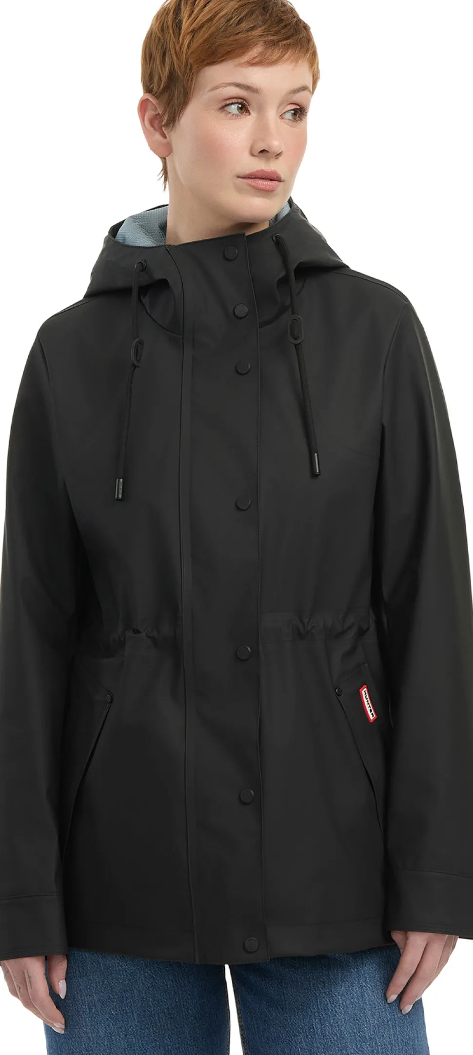 Abbey Short Rubberized Rain Jacket - Women's