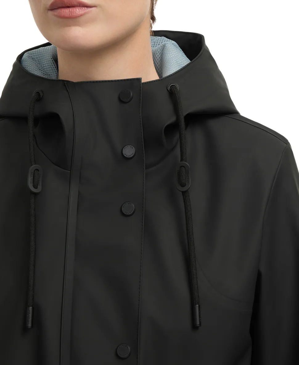 Abbey Short Rubberized Rain Jacket - Women's