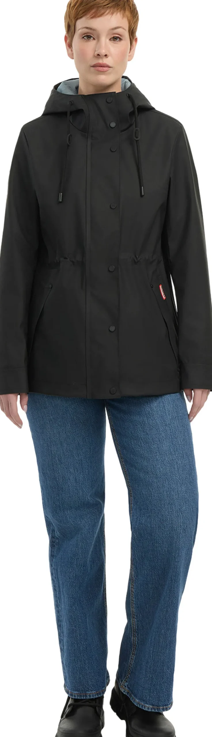 Abbey Short Rubberized Rain Jacket - Women's
