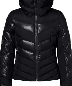 Abisso Quilted Down Ski Jacket with Hood - Women's