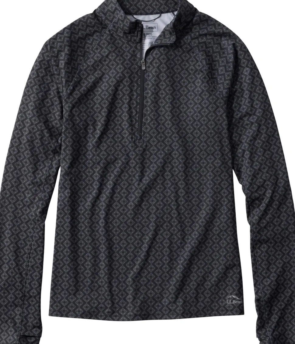Access Trail Long Sleeve Quarter-Zip Printed Pullover - Women's