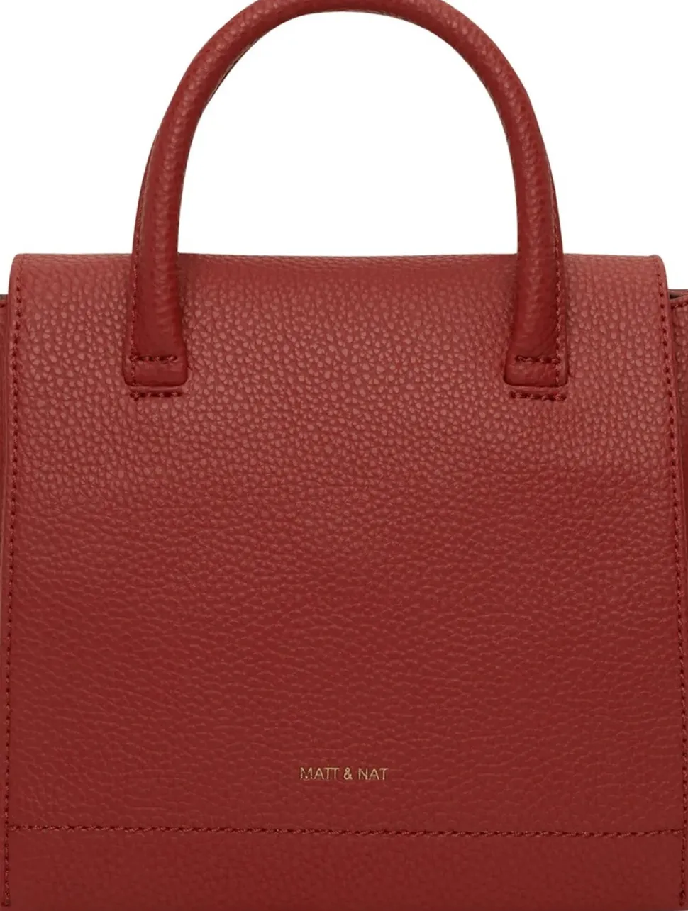 Adelsm Small Vegan Satchel - Purity Collection - Women’s