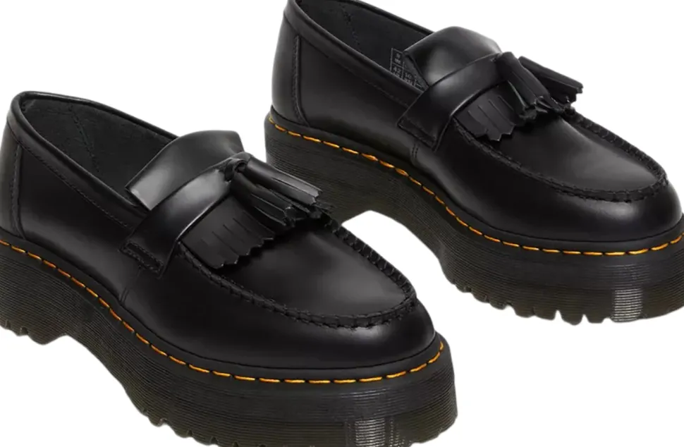 Adrian Leather Platform Tassel Loafers - Unisex
