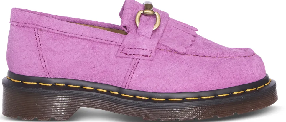 Adrian Snaffle Repello Emboss Suede Kiltie Loafers - Unisex