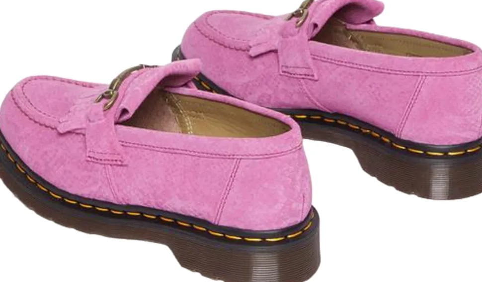 Adrian Snaffle Repello Emboss Suede Kiltie Loafers - Unisex