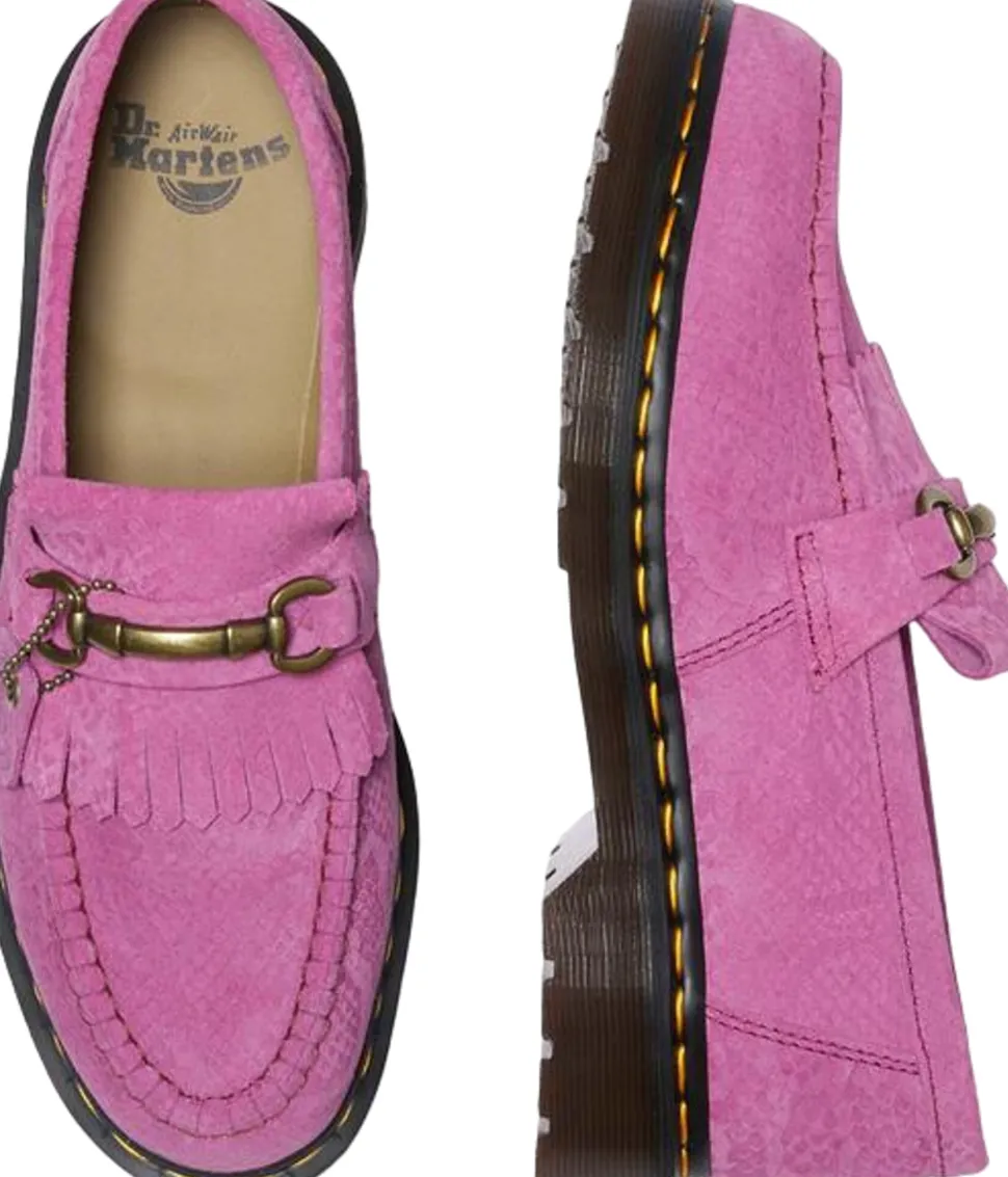 Adrian Snaffle Repello Emboss Suede Kiltie Loafers - Unisex
