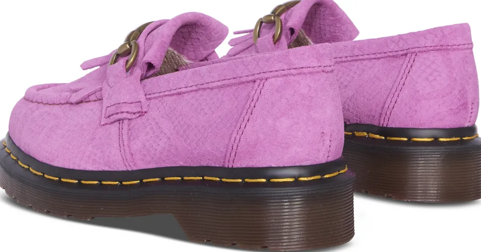Adrian Snaffle Repello Emboss Suede Kiltie Loafers - Unisex