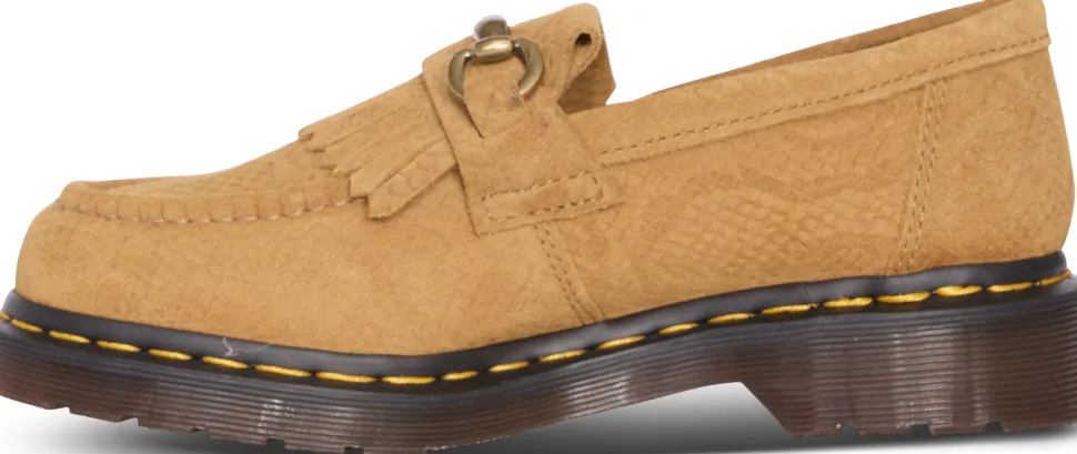 Adrian Snaffle Repello Emboss Suede Kiltie Loafers - Unisex