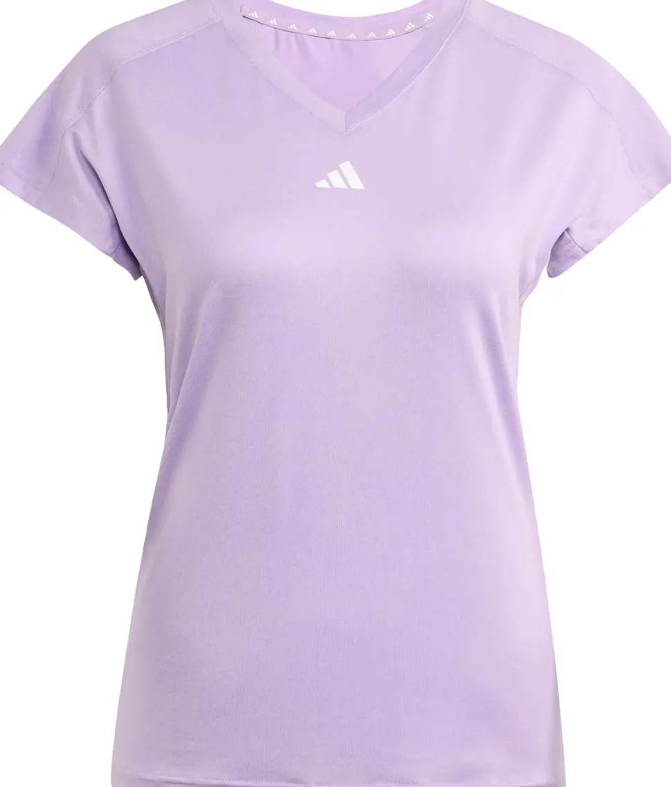 AEROREADY Train Essentials Minimal Branding V-Neck T-Shirt - Women's