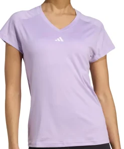 AEROREADY Train Essentials Minimal Branding V-Neck T-Shirt - Women's