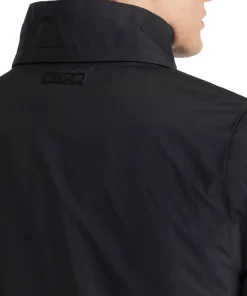 Altair Mid Length Parka with Welded Detail and Detachable Hood - Men's