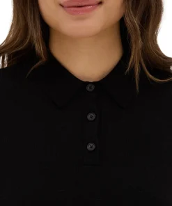 Alvalade Lightweight Long-Sleeve Merino Knit Polo - Women's