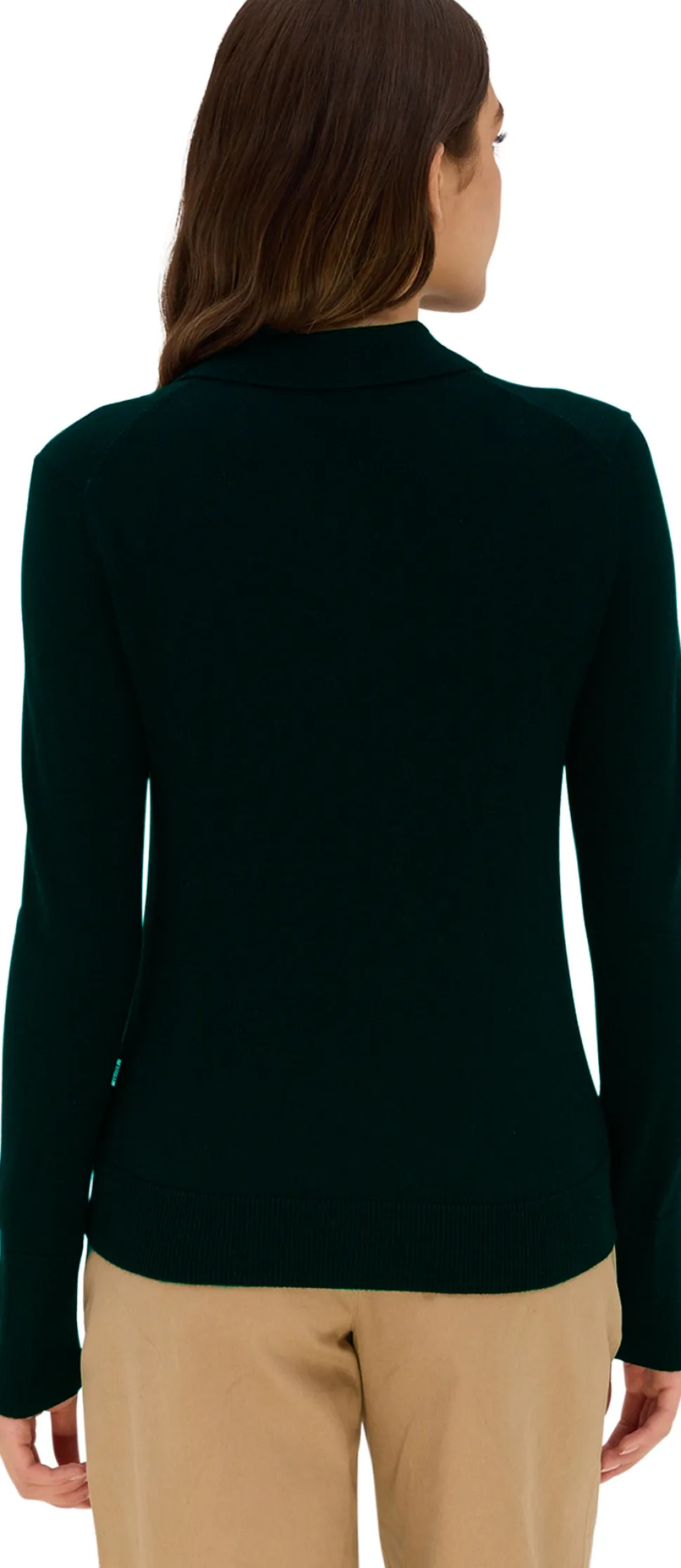 Alvalade Lightweight Long-Sleeve Merino Knit Polo - Women's