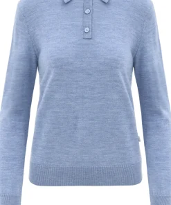 Alvalade Lightweight Long-Sleeve Merino Knit Polo - Women's