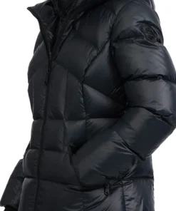 Ares Fixed Hood Puffer Jacket with Fixed Bib - Women's