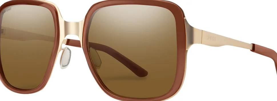 Aveline Sunglasses - Amber - Polarized Brown Lens - Women's