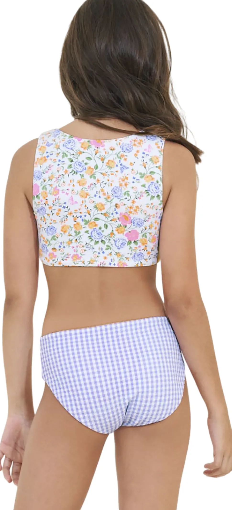 Backyard Twist One Piece Swimsuit - Girls