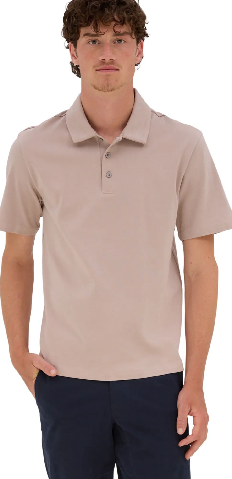Baldwin Short Sleeve Supima® Polo - Men's