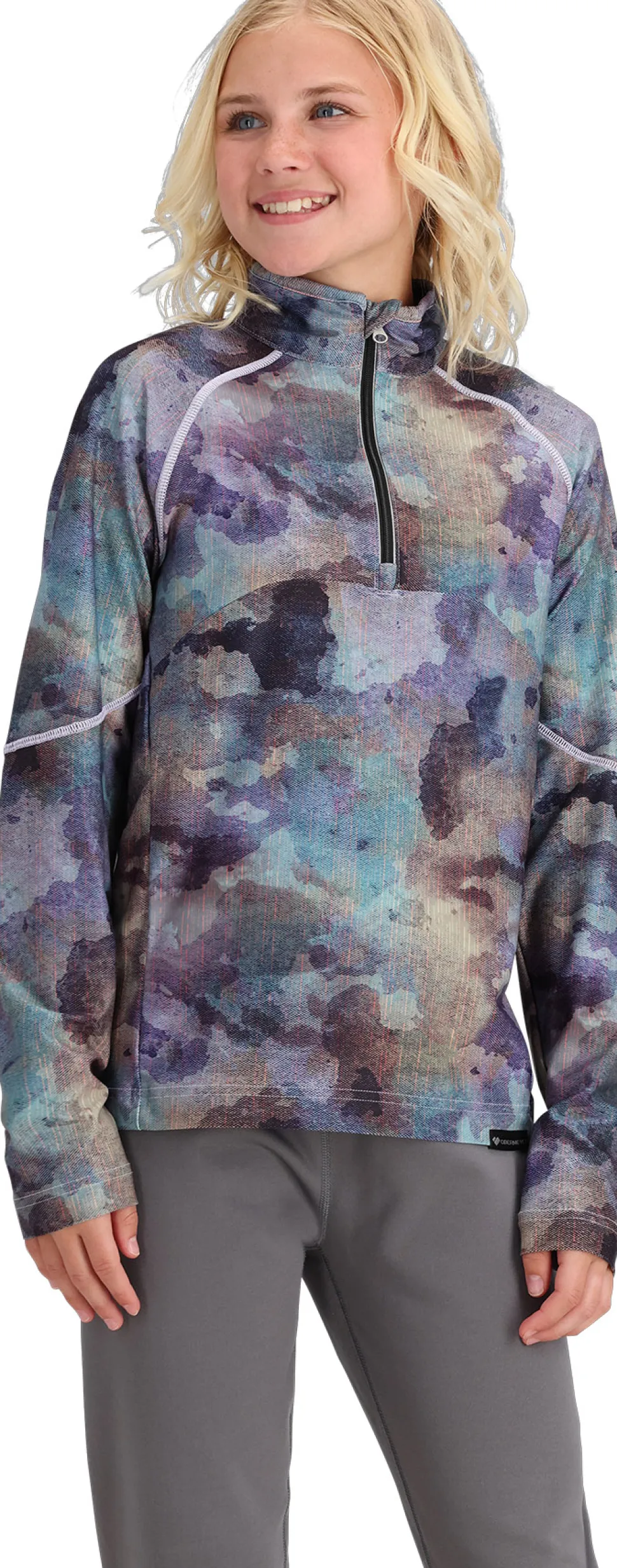 Banff 1/4 Zip Base Layer Top - Youth
