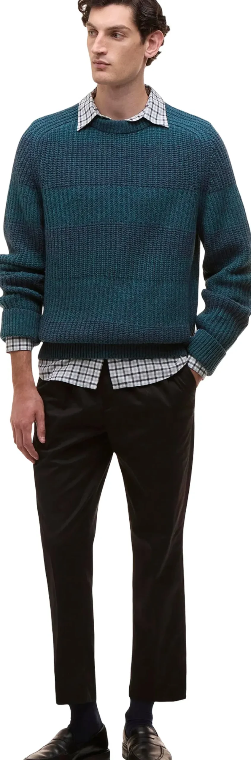Barbour X Paul Smith Saddle Crew Neck Sweater - Men's