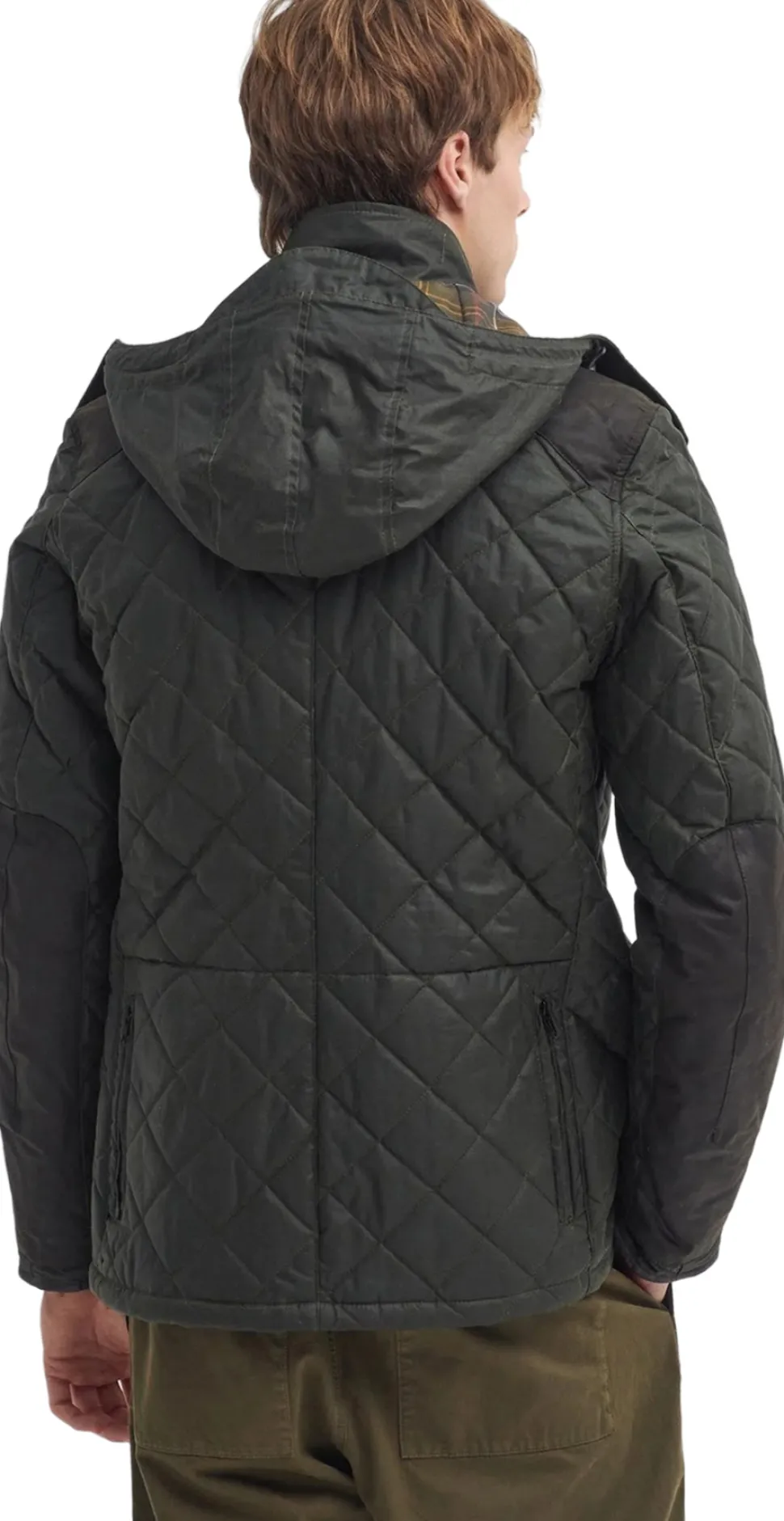 Barbour x TO KI TO Driving Quilted Waxed Jacket - Men's