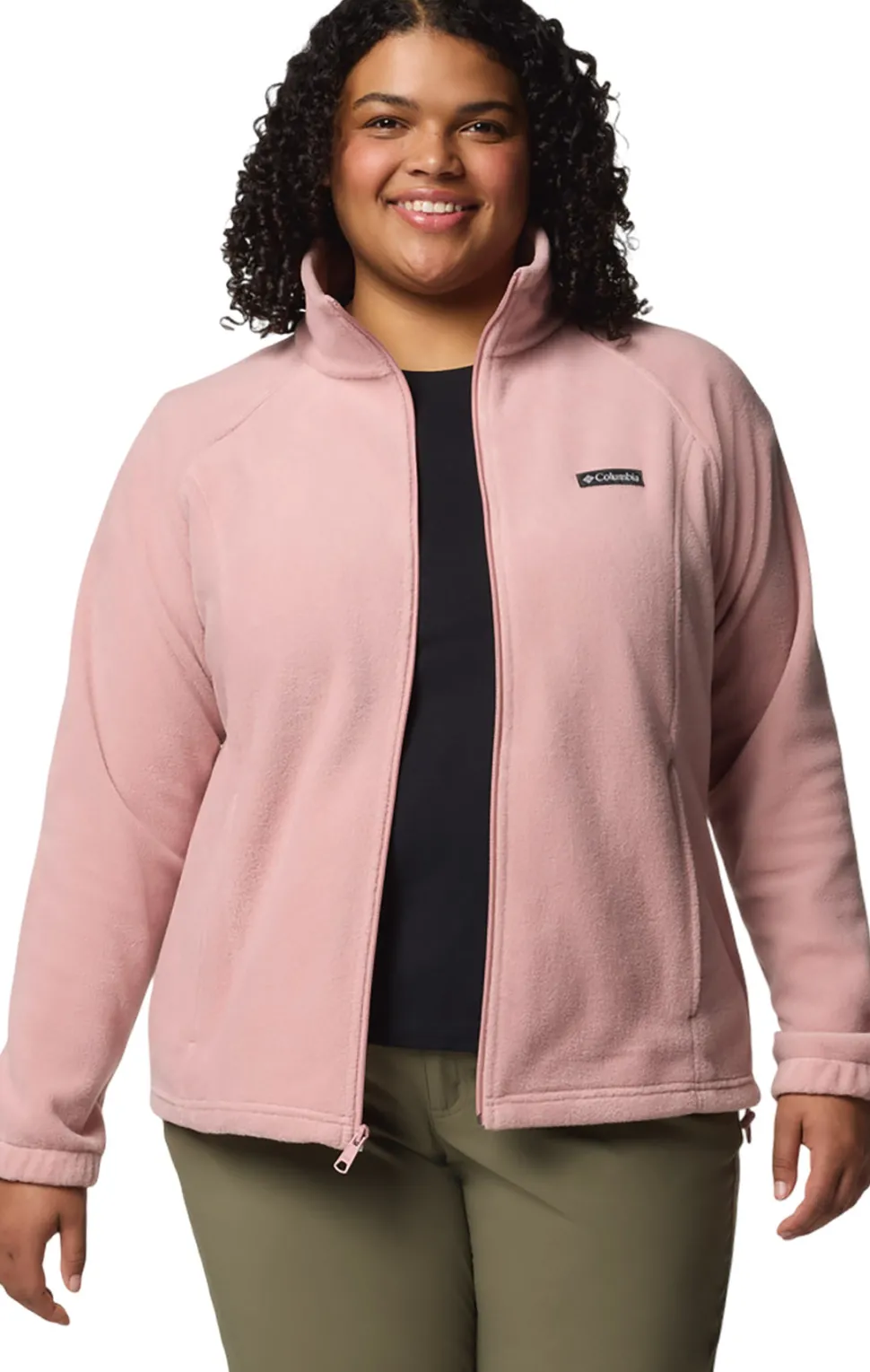 Benton Springs Full zip Fleece Sweatshirt Plus size - Women's
