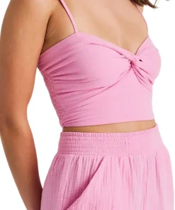 Bonded Cotton Cover-Up Cami Top - Women's