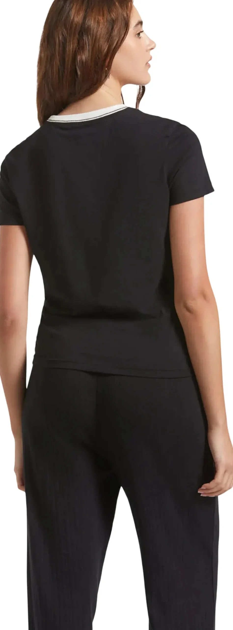 Buckle Up Fitted Crew Neck T-Shirt - Women's