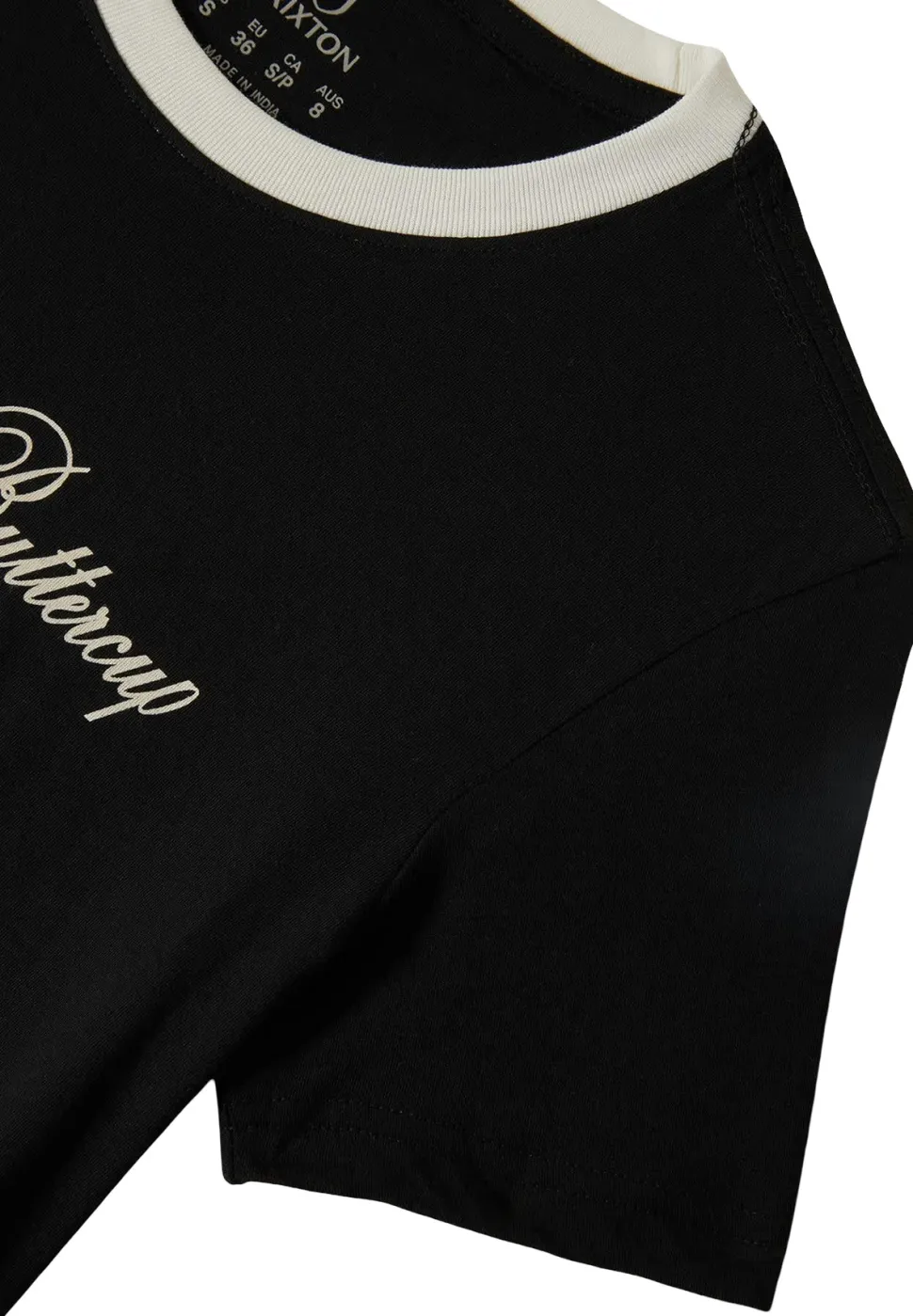 Buckle Up Fitted Crew Neck T-Shirt - Women's