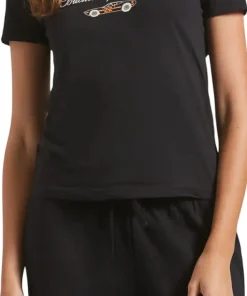 Buckle Up Fitted Crew Neck T-Shirt - Women's
