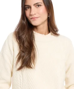 Cable-Knit Wool Jumper - Women's