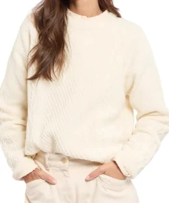Cable-Knit Wool Jumper - Women's